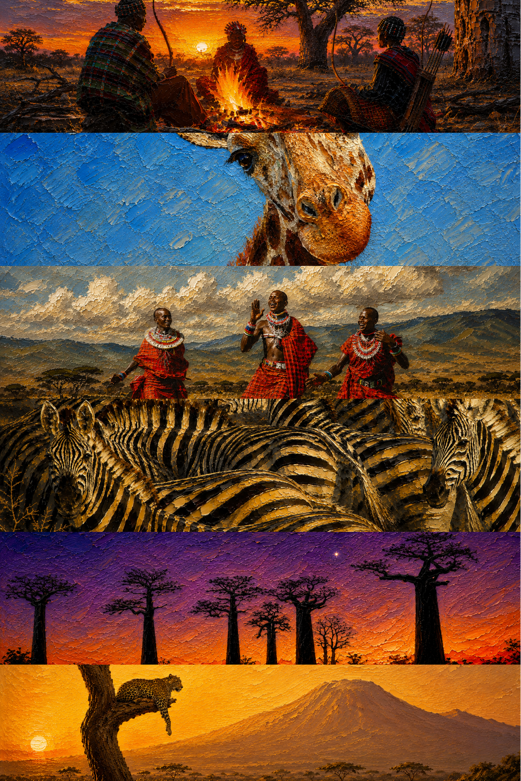 Africa Views - 6 Art pieces for your devices.