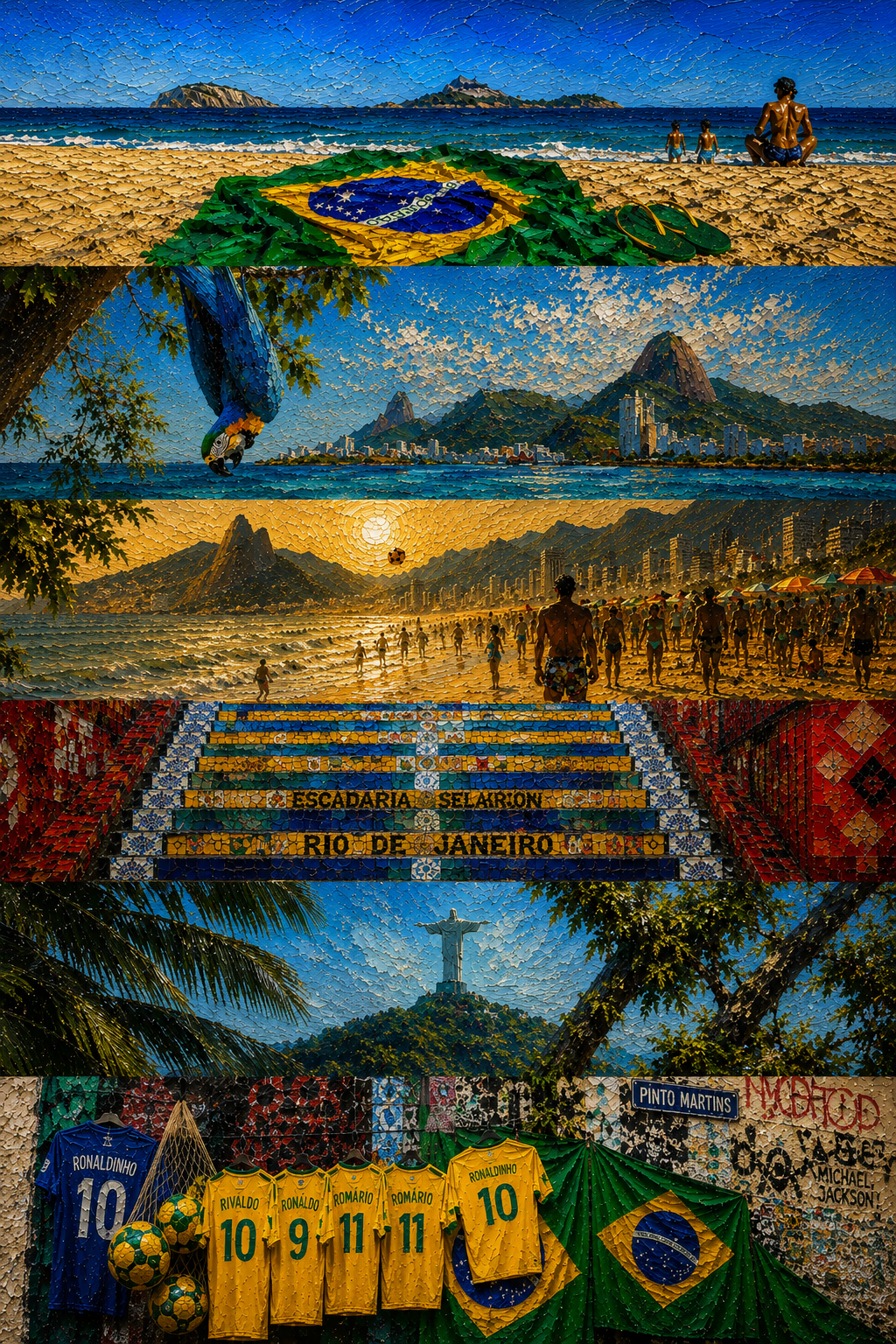 Brazil Vibes - 6 Art pieces for your devices.
