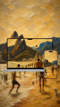 Brazil Vibes - 6 Art pieces for your devices.